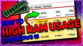 How To Fix High Memory/RAM Usage In Windows 10 | Fast & Easy Method