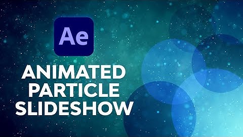 Create an Animated Particle Slideshow in After Effects | FREE COURSE