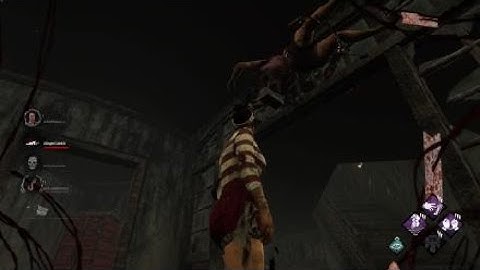 Dead by Daylight Jane glitched on wall in Crotus Prenn Asylum