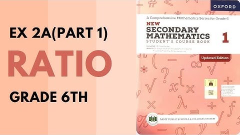 Class 6 Maths (APS) - Exercise 2 A - Part 1 | Danish Satti | Oxford Mathematics