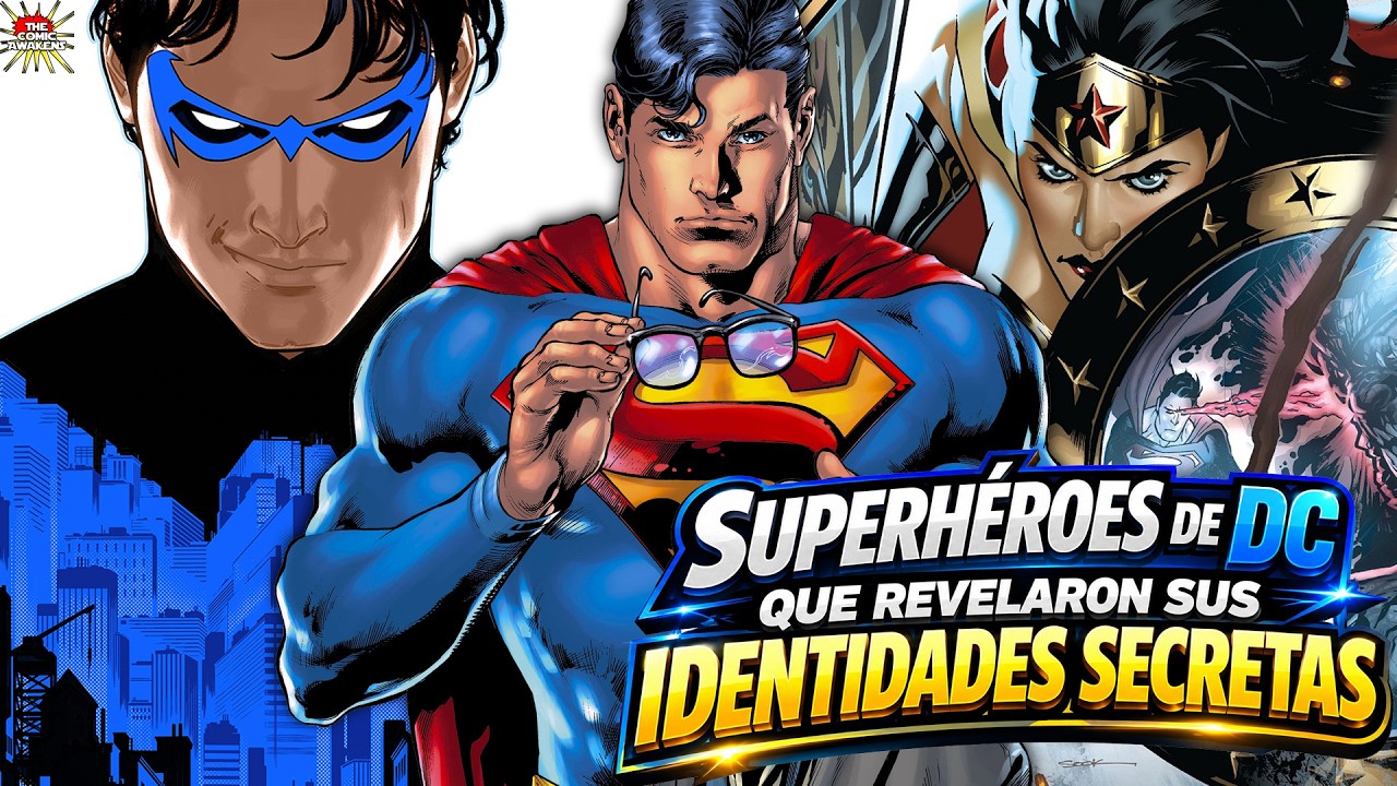 Los Superhéroes de DC que revelaron sus IDENTIDADES SECRETAS - YouTube