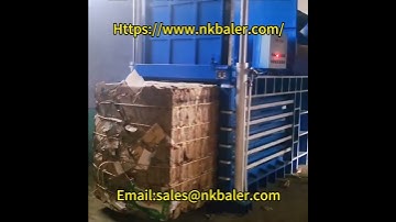 Waste Paper Baler Machine ,Cardboard Paper Baling Press