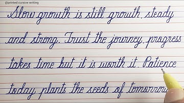 CURSIVE WRITING practice for Beginners | Cursive Handwriting Tutorial