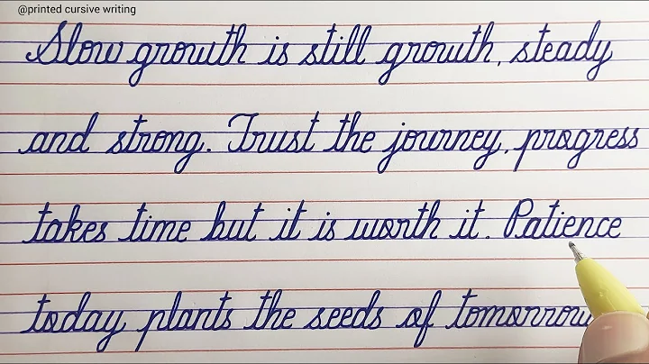 CURSIVE WRITING practice for Beginners | Cursive Handwriting Tutorial