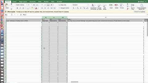 How to Create a Summative Index Score in XLS