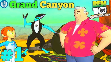 Grand Canyon BEN 10 Protector of Earth PART 1 - Movie Game Walkthrough (2007)( iOS,Android ) PPSSPP