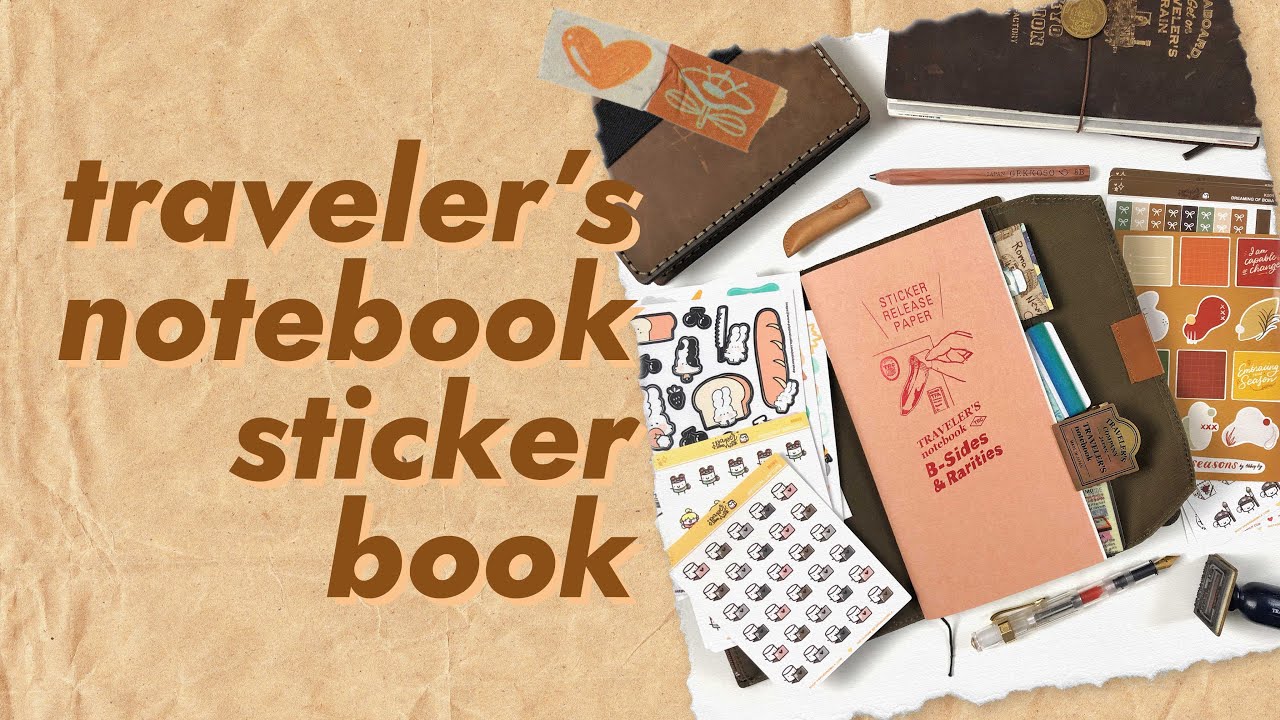 DIY Sticker Release Book Tutorial #travelersnotebook B sides