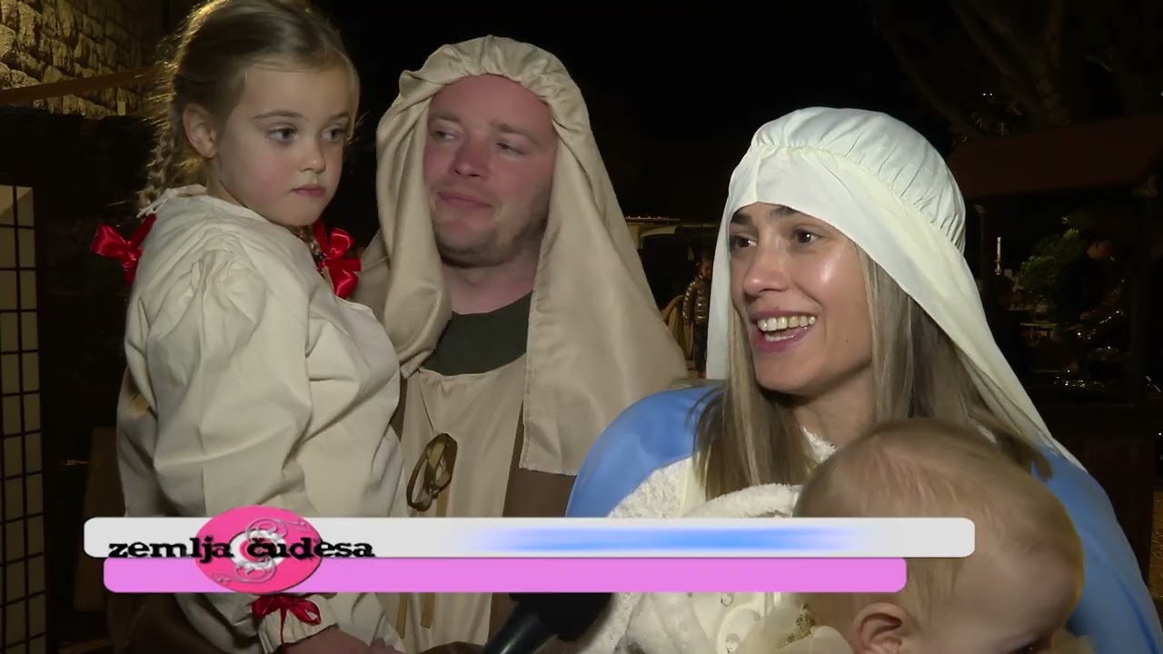 Uprizorenje živih jaslica u Klisu 2025.