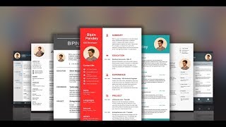 Create Resume in 2-4 minutes - Best Resume Builder App 2020 - CV Maker Resume Builder PDF Template screenshot 2