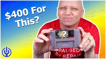 Deze SNES-game is ongeveer $ 400 waard ALS ik hem kan repareren!