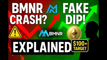 BMNR Crash EXPLAINED: Why This Dip Is Fake — $100+ Target Still on Track