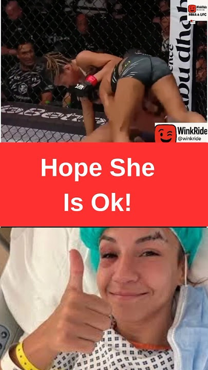 Hope She is OK! Amanda Ribas Injured Again After Brutal Elbow at UFC Abu Dhabi!