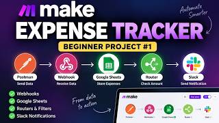 Make.com Beginner Project #1 — Expense Tracker Automation