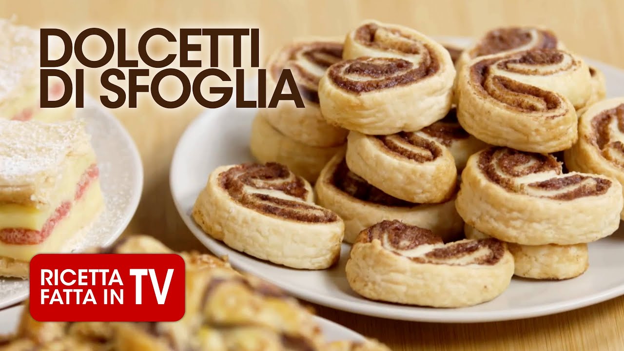 DOLCETTI DI SFOGLIA di Benedetta Rossi - Ricetta TV Fatto in Casa per Voi
