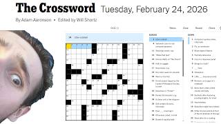 I Needed Help From A Registered Nurse! - NYT Crossword - Tuesday, February 24