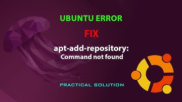 UBUNTU FIX:  apt-add-repository: Command not found
