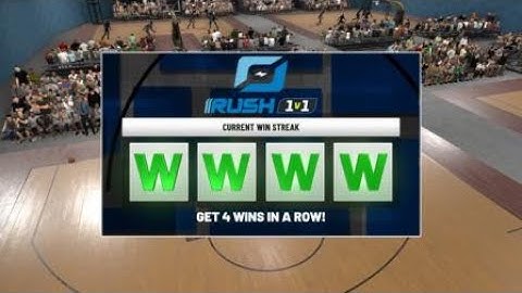 Went 4-0 in the last rush event