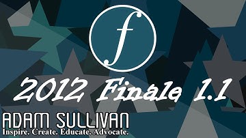 Finale 2012 Tutorial 1 Pt. 1 How to Start a Project [720p]