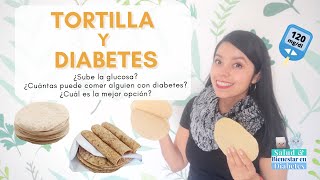 Tortilla y diabetes ¿Las personas con diabetes pueden comer tortillas?¿Cuántas tortillas comer?
