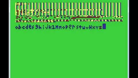 MC-10 Video of a new graphic screen I am working on.