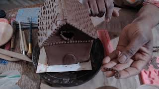 Making a Clay Gingerbread House