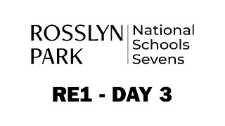 LIVE | Rosslyn Park National School Sevens 2023 | RE1 day 3