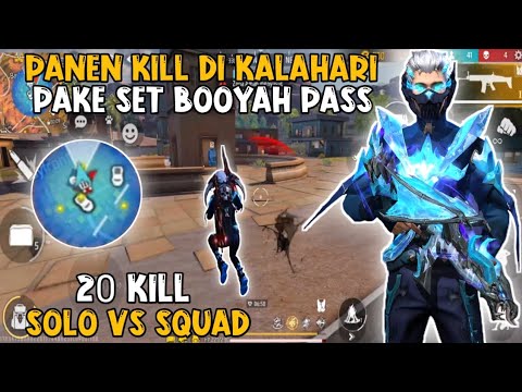 SOLO VS SQUAD PAKAI SET CRYSTAL MYSTERY DI ZONA BIRU! - 20 KILL || FREE ...