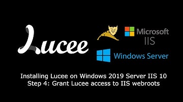 How to install Lucee on Windows 2019 Server IIS: Step 4 - Grant Lucee access to IIS webroots