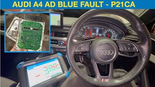 2017 Audi A4 Ad Blue fault - P21CA Reductant control module supply voltage