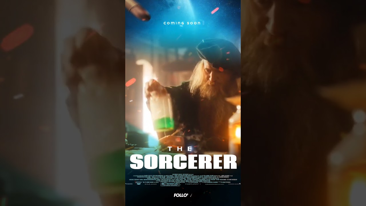 🎬 Check out the mesmerizing poster for the movie "The Sorcerer" by Salty Dawg Entertainment!