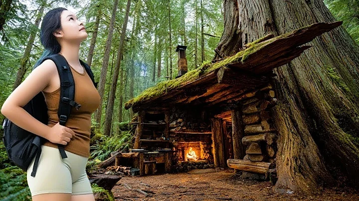 60 Days Building a Secret Shelter for Survival. Bushcraft