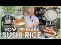 How to Make Sushi Rice /Sushi ~basic technique ~@Tokyo Sushi Academy English Course / 東京すしアカデミー英語コース