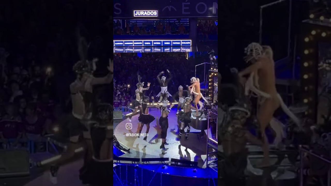 Homenagem a Ney Matogrosso pela Escola de Samba Imperatriz - 2026. Comissão de frente perfeita.