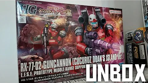 Guncannon [Cucuruz Doan's Island Ver.]  (Unboxing ) RX-77-02 HG 1/144