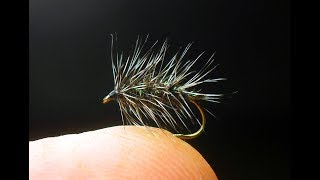 Fly Tying a Griffith's Gnat Dry Fly by Mak