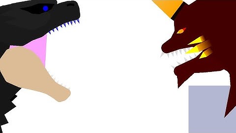 Godzilla 2021 vs Destoroyah (stick nodes animation)