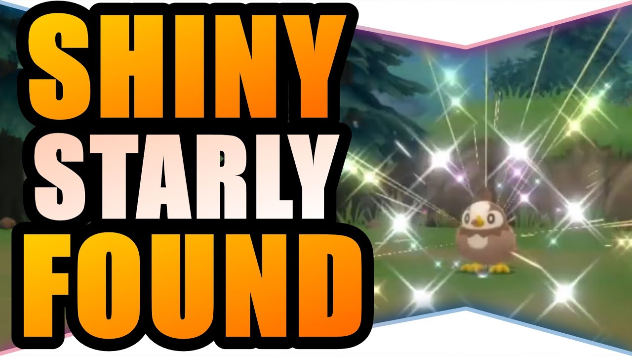 SHINY FULL ODDS STARLY FOUND!! BDSP Shiny Radar Hunt YouTube