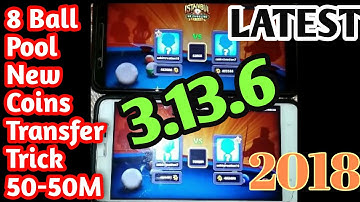 8 ball pool latest version 4.0 coins transfer trick from mobiles 100% working || latest 2018 trick||