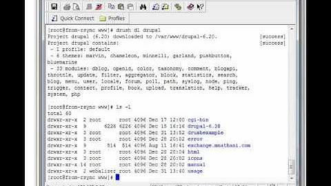 Drush installation for Drupal on Linux