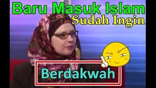 THERESA, GADIS BULE 👍INI BARU MASUK ISLAM SUDAH INGIN BERDAKWAH