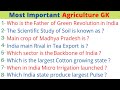 Agriculture gk in english  agriculture quiz gk questions and answers for competitive examsscupsc