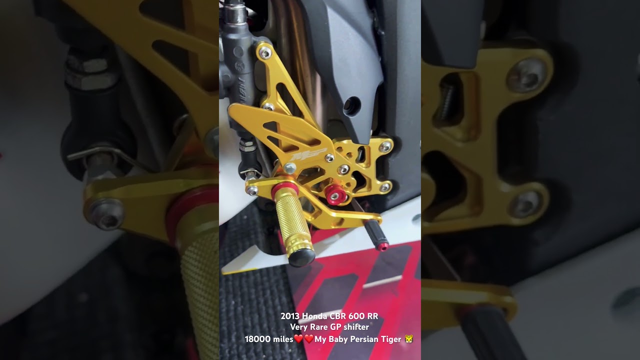 Honda CBR 2013 Rare custom Cold Start and etc LED Head lights and GP shifter