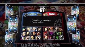 Ultimate Marvel vs Capcom 3 (PS3) -- Friendly Lobby Session Match