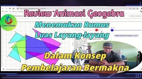 [REVIEW]: Animasi Geogebra Menemukan Luas Layang-layang Matematika SMP kelas 7