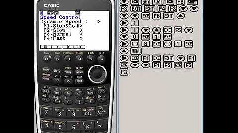 fx-CG50Prizm - Dynamic Graph with Sin Function