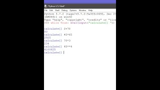 One line Python Calculator | how to make Calculator in one line of Python Code