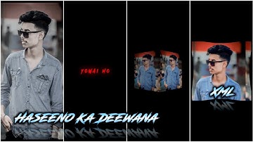 HASEENO KA DEEWANA || NEW TRENDING SONG ALIGHT MOTION XML FILE || EDIT BY AKASH CREATION 🔖