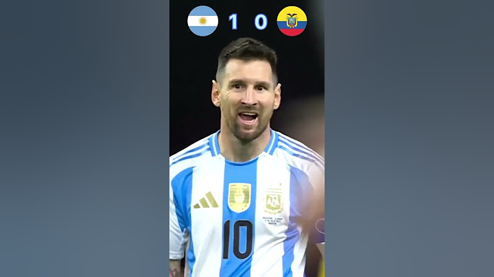 Argentina beat Ecuador Quarter Final Copa America 2024🔥 FT 1:1 & PK 4:2 #argentina #messi #shorts
