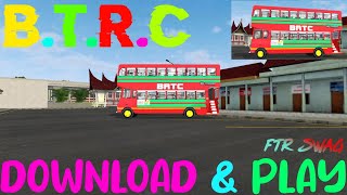 BRTC BUS MOD FOR BUS SIMULATOR INDONESIA | NEW BUS MOD FOR BUSSID | BRTC BUS MOD | BSBD | FTR SWAG | screenshot 5