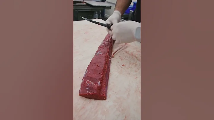 Trimming a Venison Backstrap #shorts
